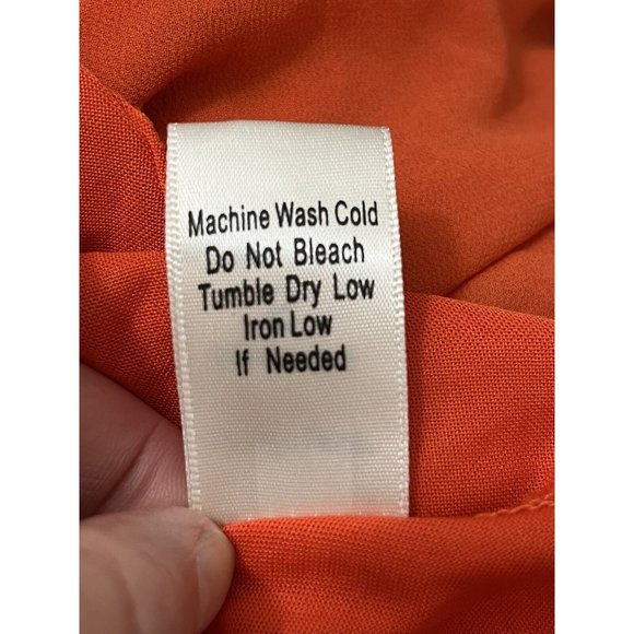 womens summer dress, size small by CHARMING CHARLIE, orange/gold, mini - Picture 12 of 12